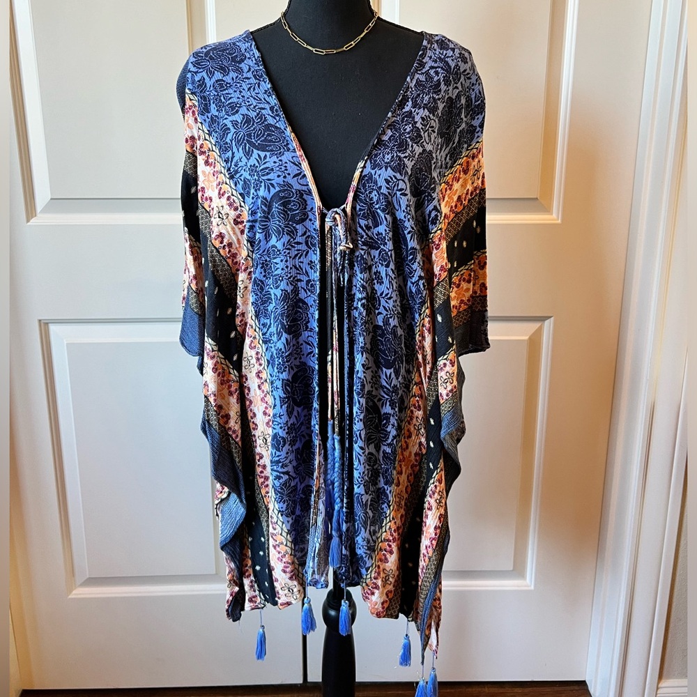 Colorful Kimono Style Cardigan